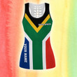 Personalized South Africa Flag African Outfit Tank Top And Legging Set