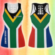 Personalized South Africa Flag African Outfit Tank Top And Legging Set