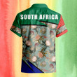 South Africa National Flower King Protea African Outfit Hawaiian Set