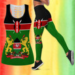 Kenya Africa Kenyan Outfit Tank Top And Legging Set