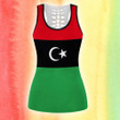 Libya Flag Libyan Outfit Africa African Tank Top And Legging Set