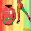 Personalized Burkina Faso Burkinabe Outfit Africa African Hoodie And Legging