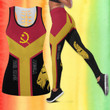 Personalized Angola Africa Angolan African Outfit Tank Top And Legging