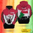 Personalized Sudan Africa African Sudanese Outfit Hoodie