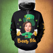 Personalized St Patty Day Shirt Beer Me Funny Hoodie