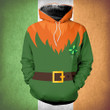 St Patrick Day Outfit Woman Man Unisex Gnome Hoodie And Legging Set