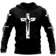 Jesus Christian Hoodie One Nation Under God Happy Easter Day