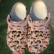 Personalized African American Woman Betty Boop Crocs Classic Clogs Shoes