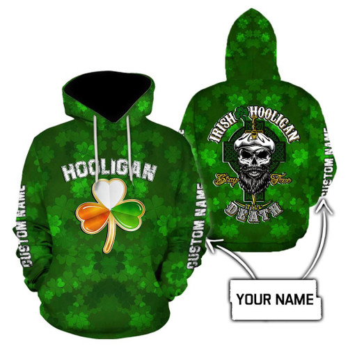 3D All Over Printed  Irish   St Patrick Day Unisex Shirts Custom Name Xt