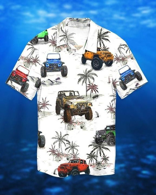 Truck Racing Hawaiian Aloha Shirts