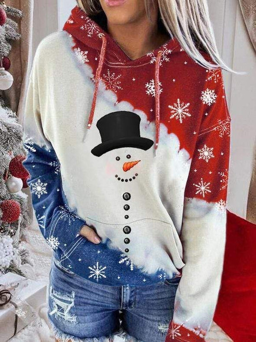 Snowman Funny 3D All Over Printed Hoodie Sweater PAN3HD0209