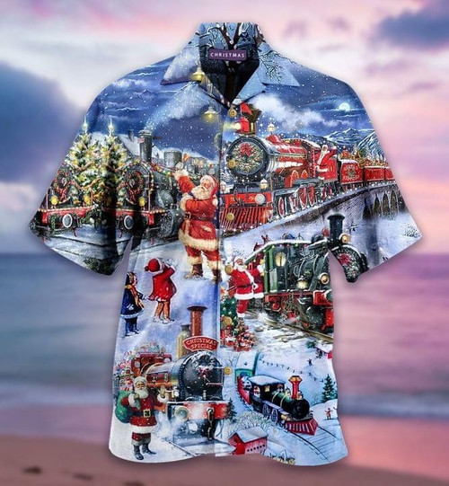 Christmas Gift Santa Hawaii Shirt
