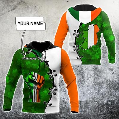 3D All Over Printed Irish Pride- St Patrick Day Unisex Shirts Custom Name Xt Mh17022103