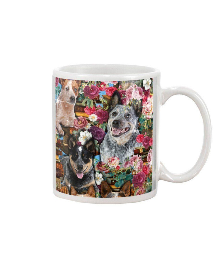 Heeler Love Book Gift For Dog Lovers Mug