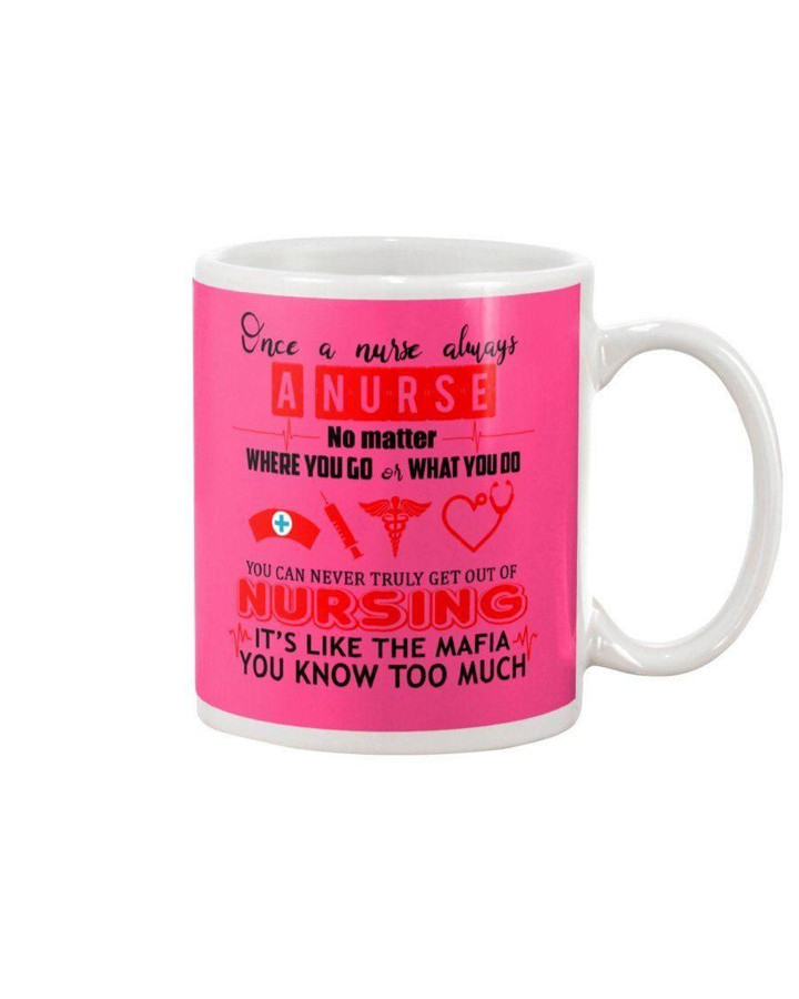 Once A Nurse Always A Nurse No Matter Where You Go What You Do Mug