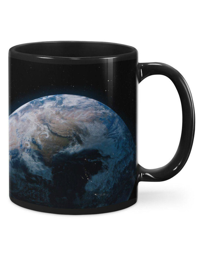 The Love Of Earth Black Background Gift For Women Mug