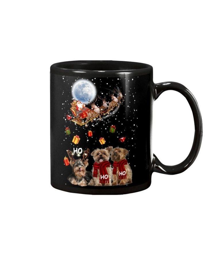 Merry Christmas Yorkie Ho Ho Gift For Dog Lovers Mug