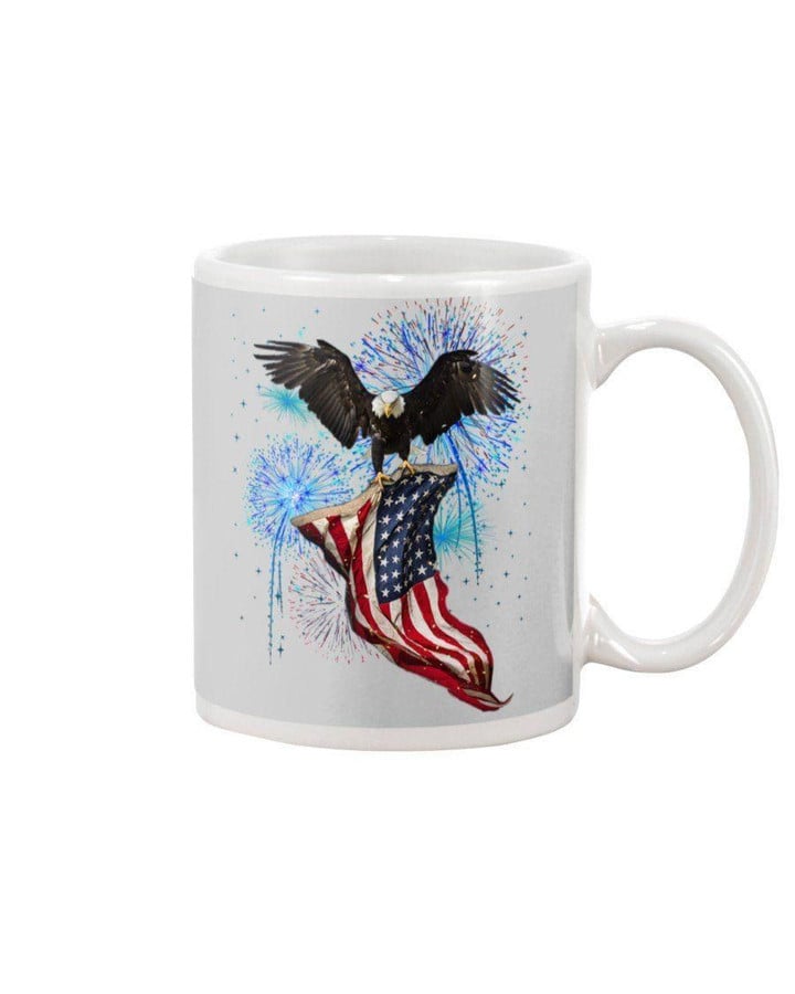 Eagle Loyal To My Country Firework Gift For Men Mug