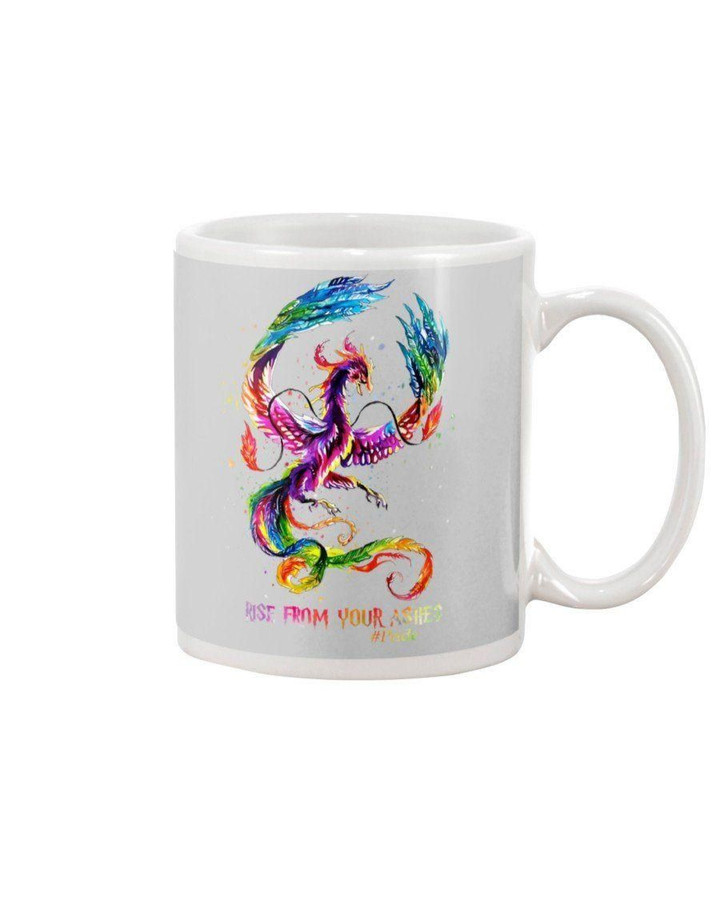 Cute Phone Case Rise From Your Ashes Graphic Design Gift For Dragon Lovers Mug