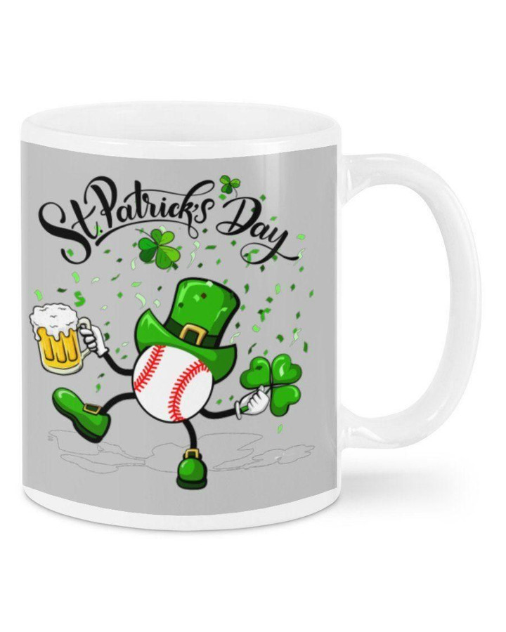 Baseball Saint Patrick'S Day Gift For Baseball Lovers Mug