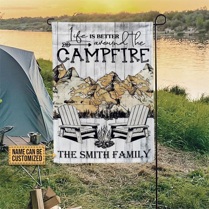 Personalized Camping Life Is Better Customized Flag
