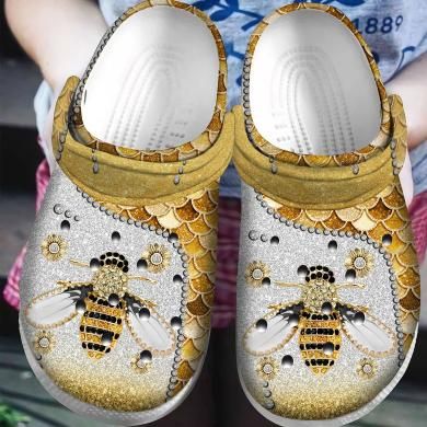 Yellow Bee Crocs Shoes PANCR0451