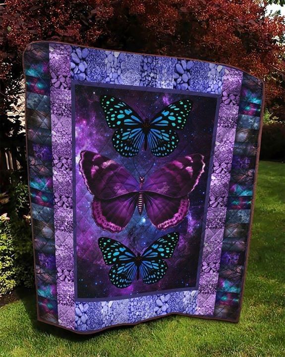 Butterfly Purple Quilt
