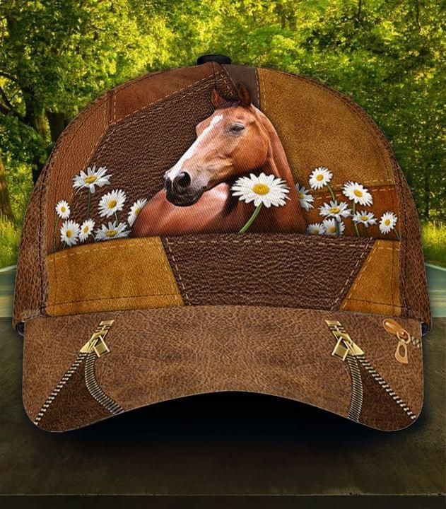 Horse Flower Full Printing Cap