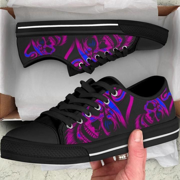 Skull Low Top Shoes