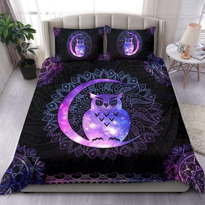 Owl Mandala Bedding Set