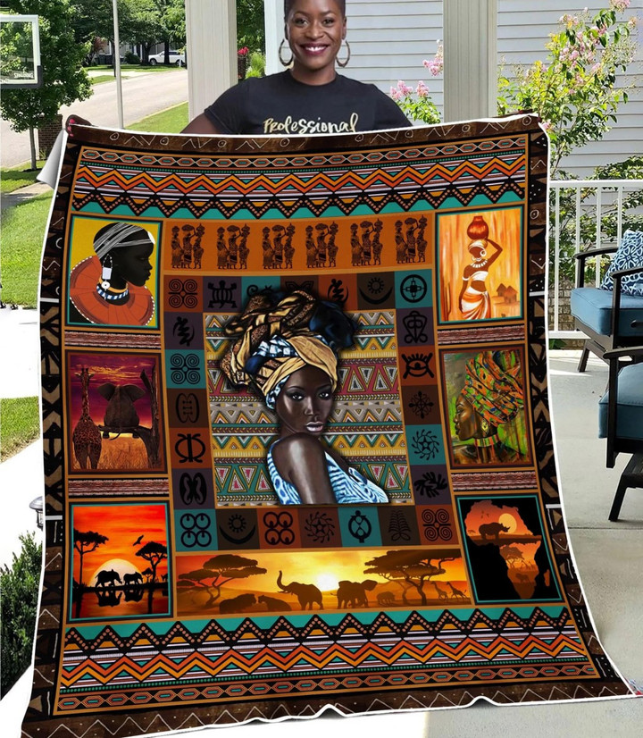 Africa African American Women Black History Culture Fleece Blanket