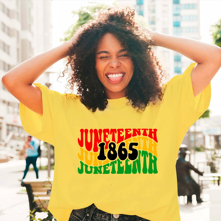 Juneteenth 1865 Black African American Tshirt