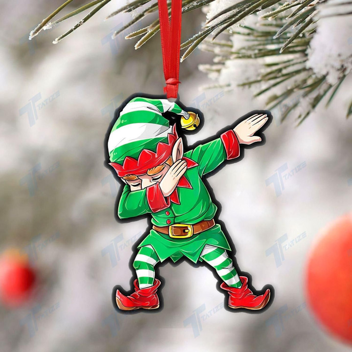 Christmas Character Dabbing Acrylic Ornament