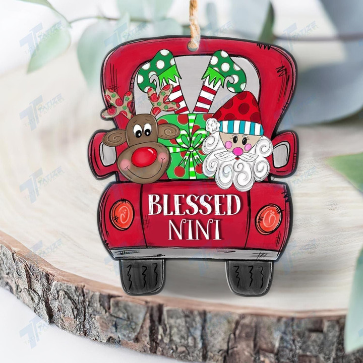 Christmas Blessed To Be Called Grandma Acrylic Ornament