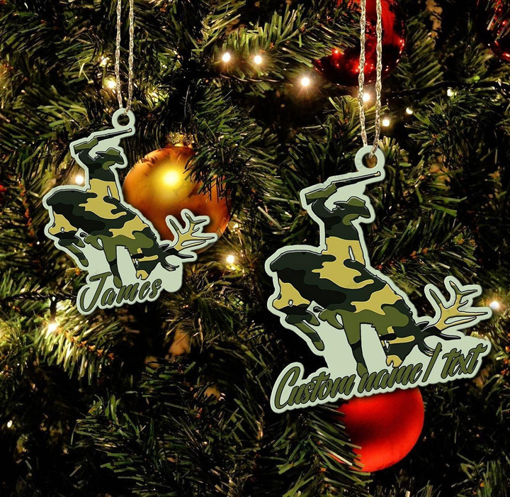 Deer Hunting Personalized Ornament