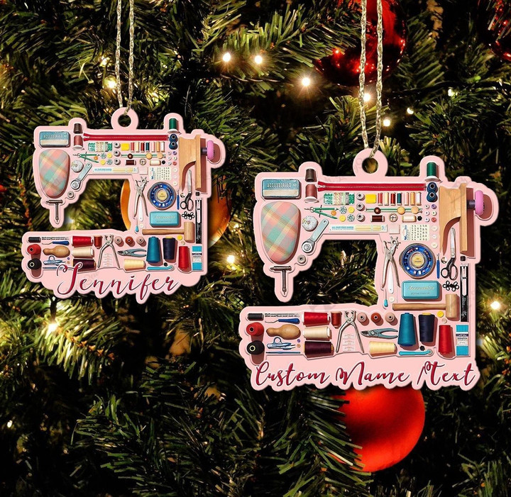 Sewing Machine Personalized Ornament