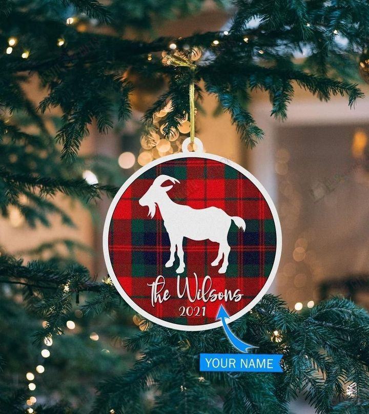 Goat Personalized Ornament 1160