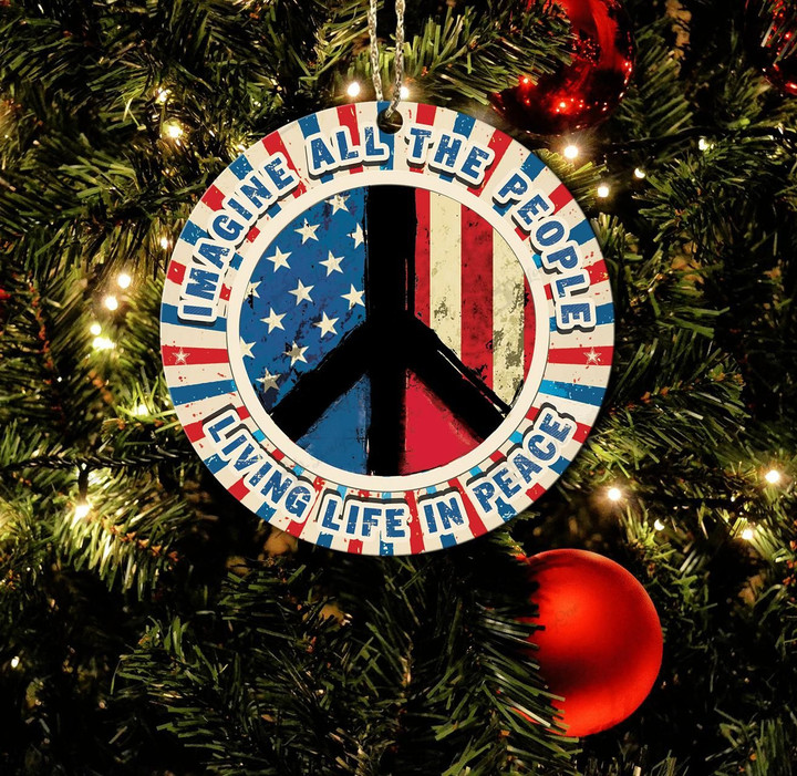 Living Life In Peace Ornament