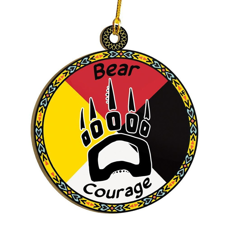 Courage - Bear Ornament