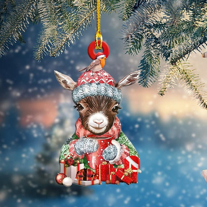 Goat Winter Shape Ornament PANORPG0255
