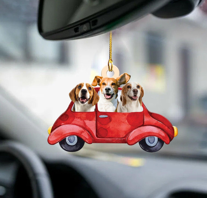 Beagle Enjoy The Trip Ornament