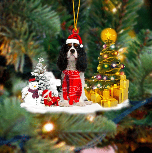 Cavalier King Charles Spaniel Christmas Ornament