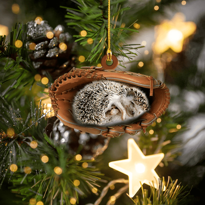 Hedgehog Christmas Ornament