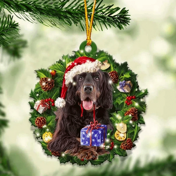 Gordon Setter Christmas Ornament