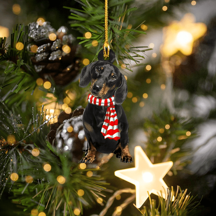 Dachshund Christmas Ornament