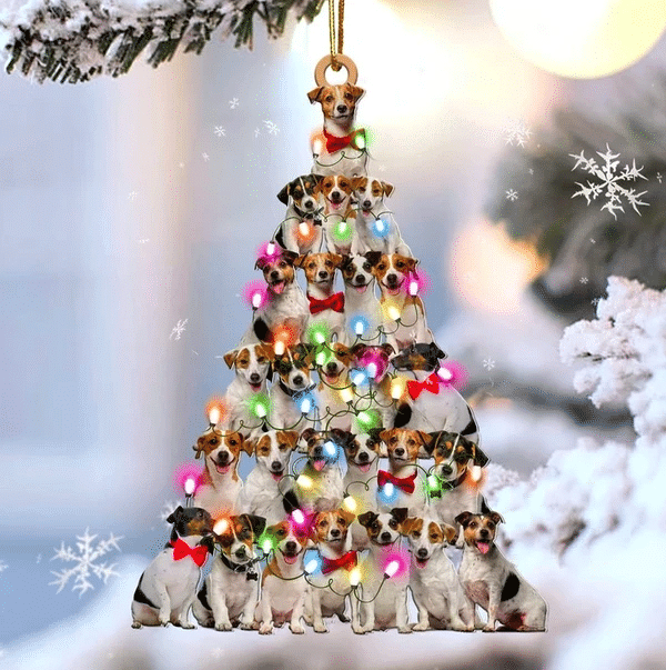 Jack Russel Terrier Christmas Ornament 2