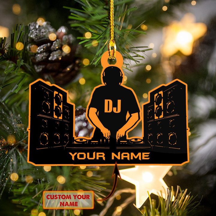 DJ Christmas Ornament