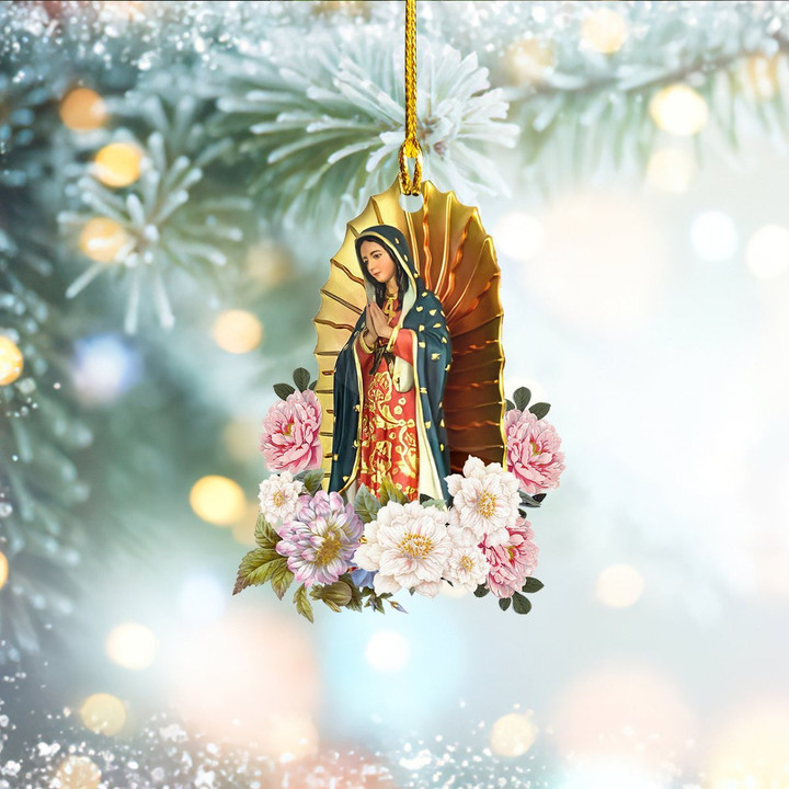 Mama Mary Christmas Ornament