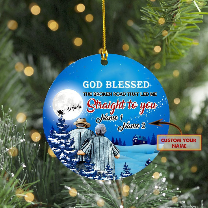 Personalized Straight To You Christmas Ornament