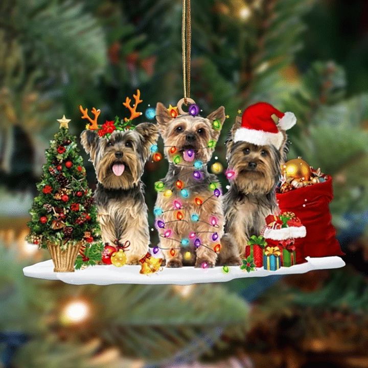 Yorkshire Terrier Christmas Ornament 4